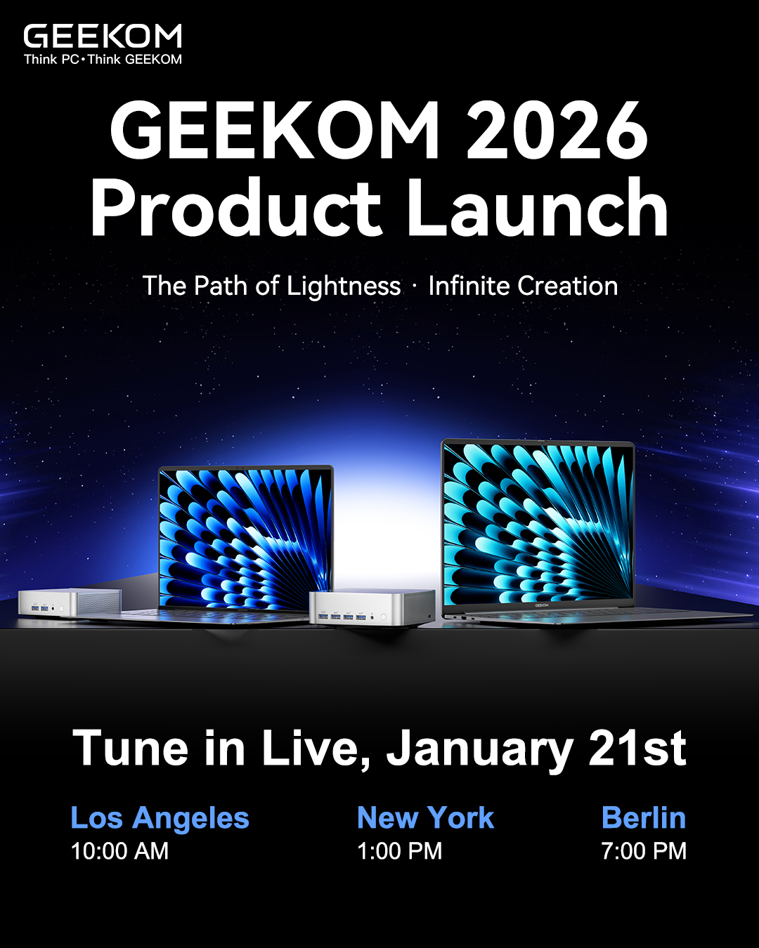 2026 GEEKOM Product Launch