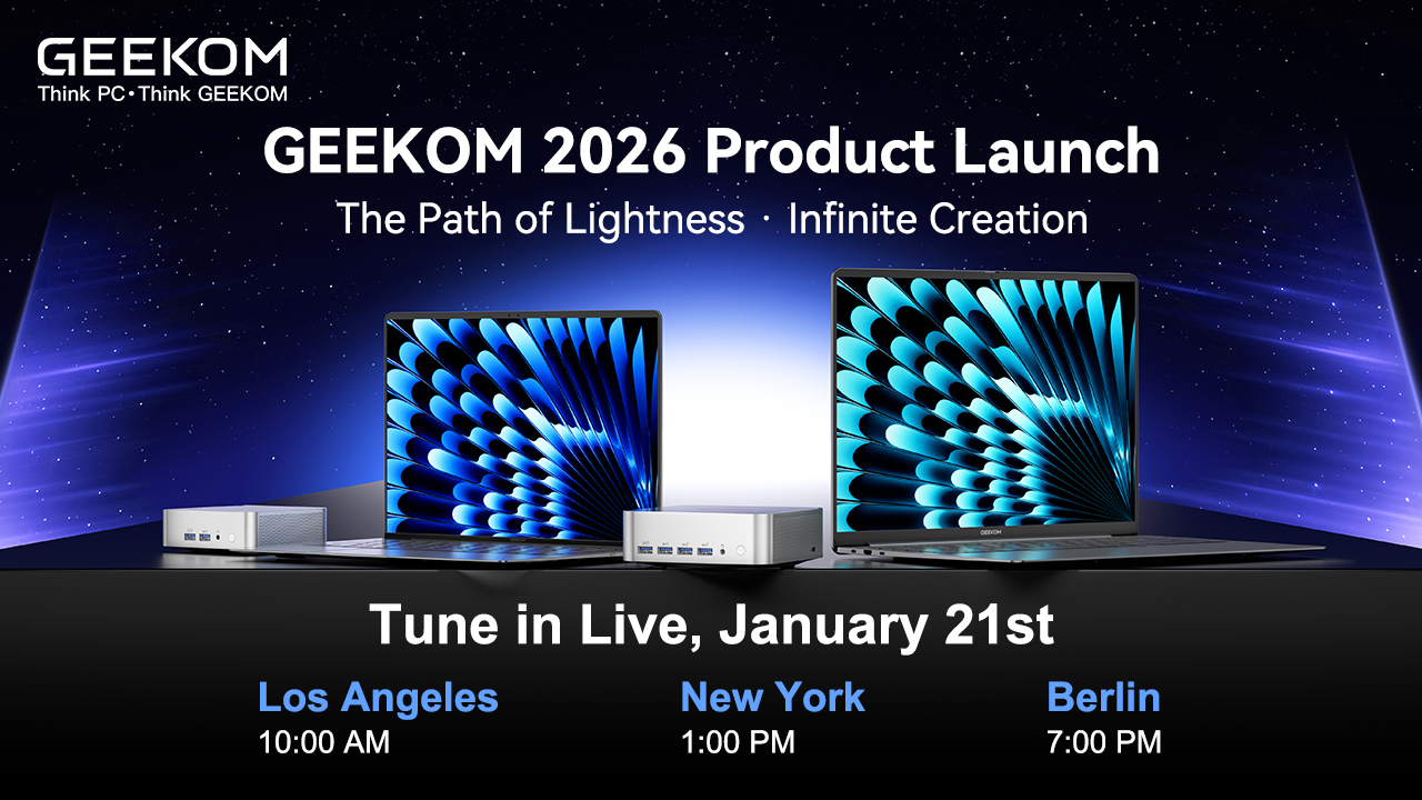 2026 GEEKOM Product Launch
